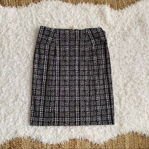Michael Kors Black & White Pencil Skirt Size 4